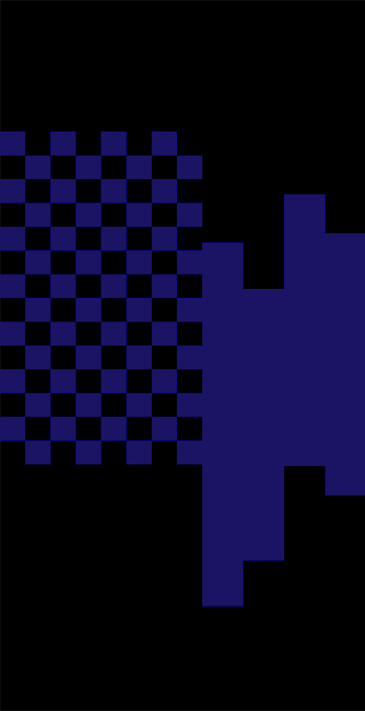 Purple and black visual